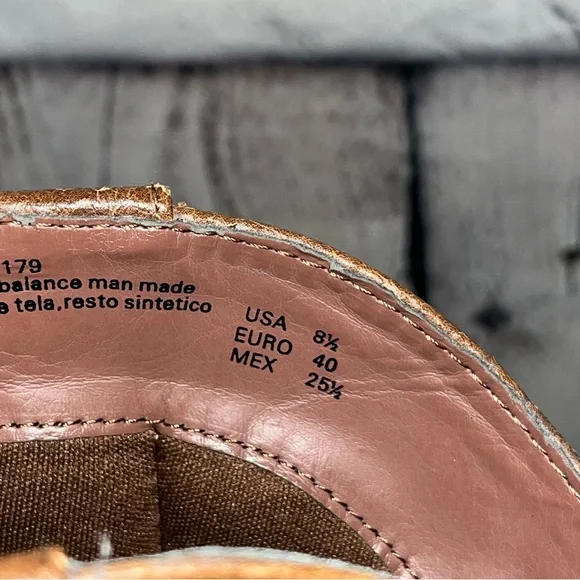 Vintage Women’s Brown Western Embroidered & Studded Cowboy Boots Size 8.5 - Picture 8 of 16